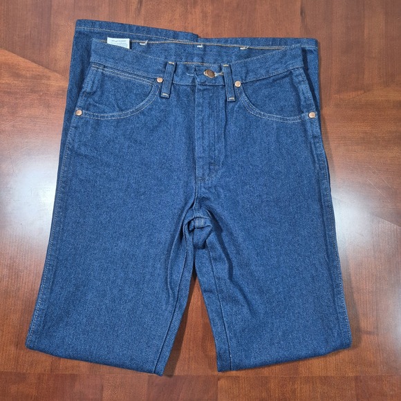 Wrangler 936 Cowboy Cut Slim Fit Jeans Men's‎ 27x32, Indigo Blue, 100% Cotton - Picture 3 of 8